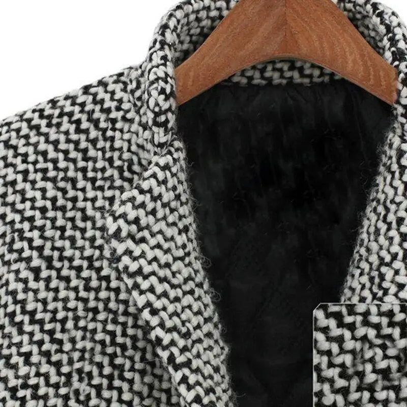 Laurette – Long Checked Coat