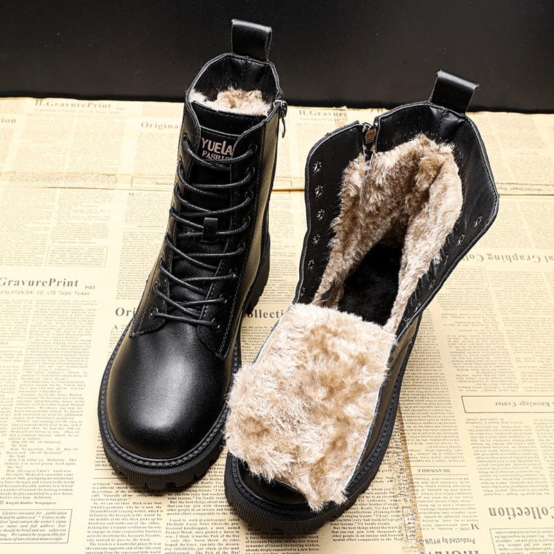 Léonie – Elegant Black Leather Boots