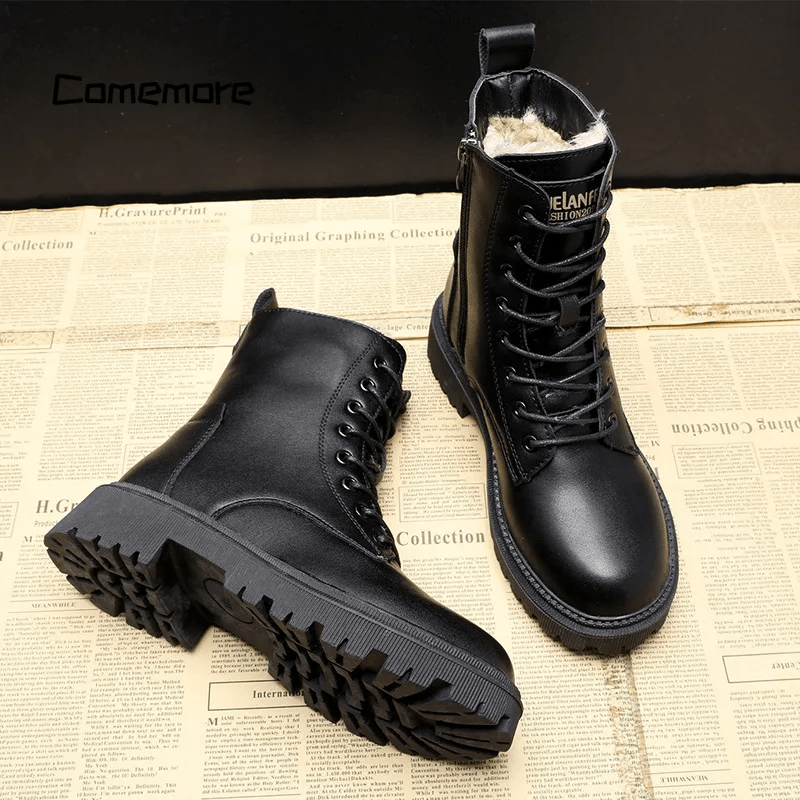 Léonie – Elegant Black Leather Boots