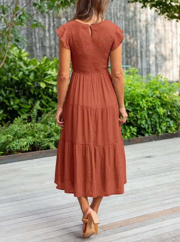 Olivia | Sophisticated Tummy Covering Dress