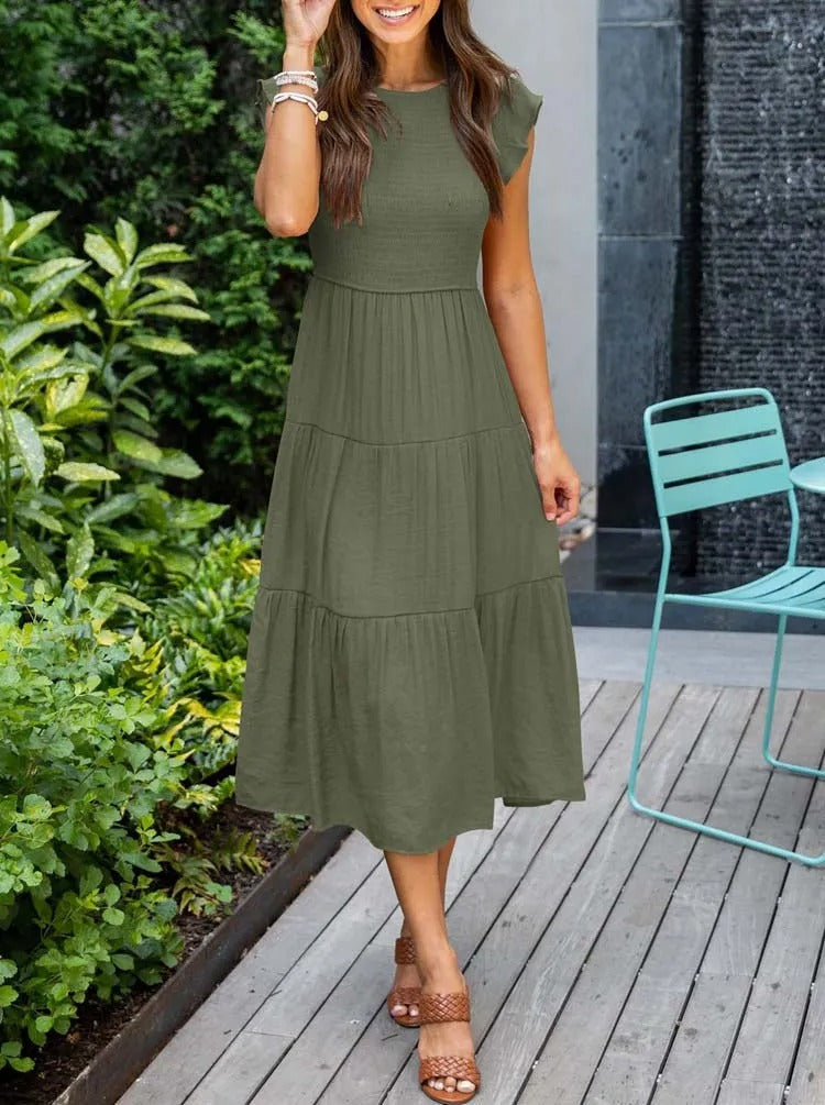 Olivia | Sophisticated Tummy Covering Dress