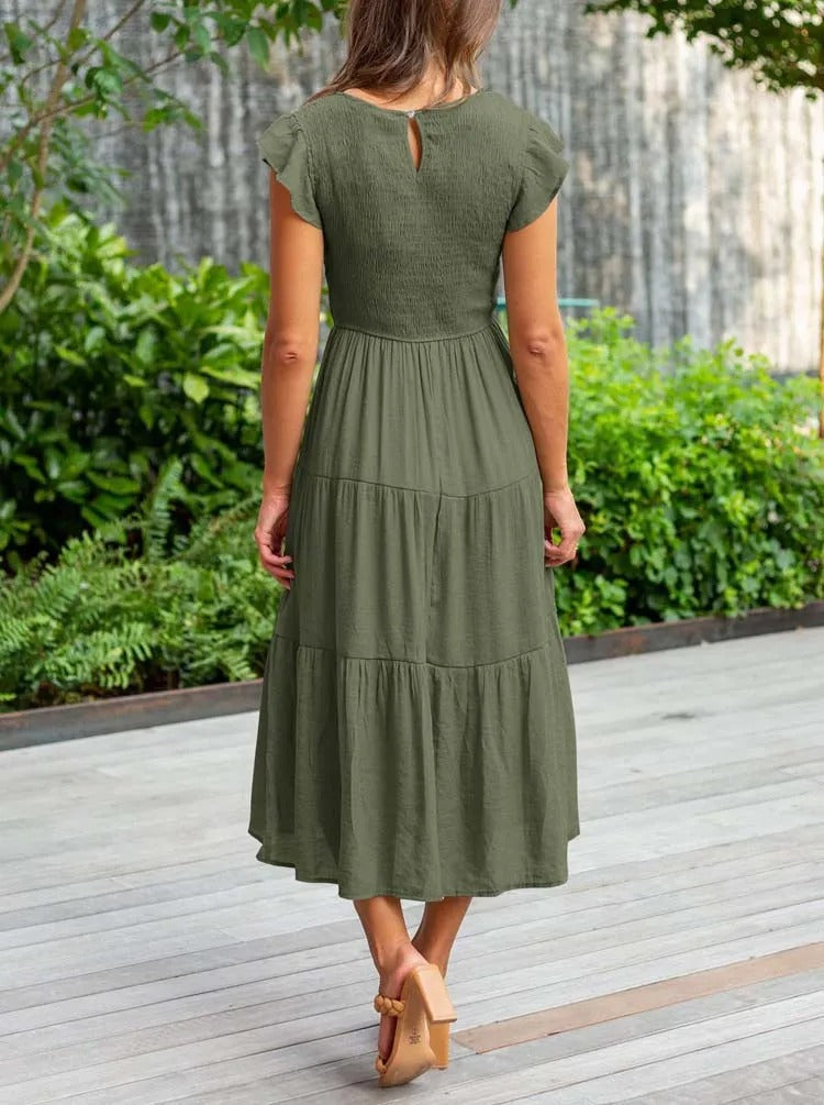 Olivia | Sophisticated Tummy Covering Dress