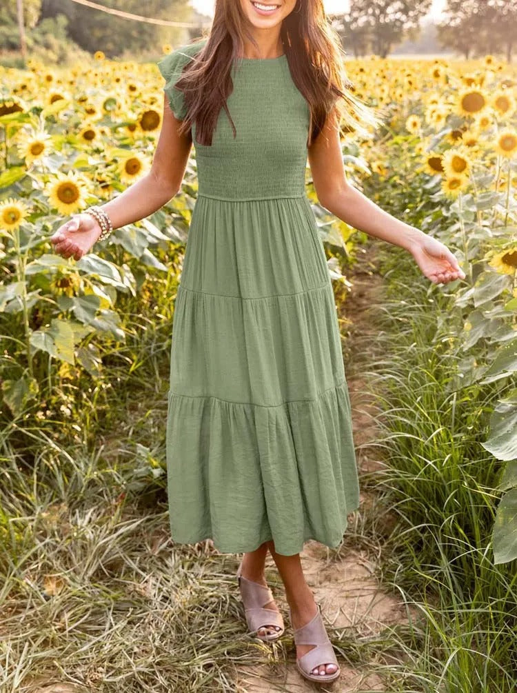 Olivia | Sophisticated Tummy Covering Dress