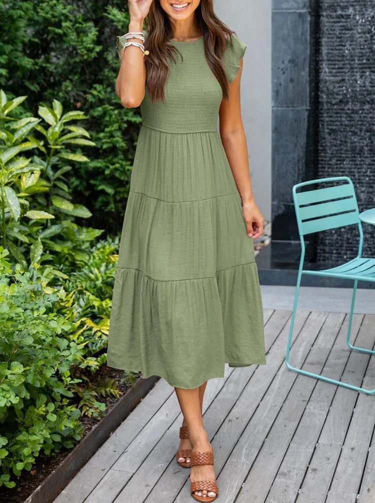 Olivia | Sophisticated Tummy Covering Dress