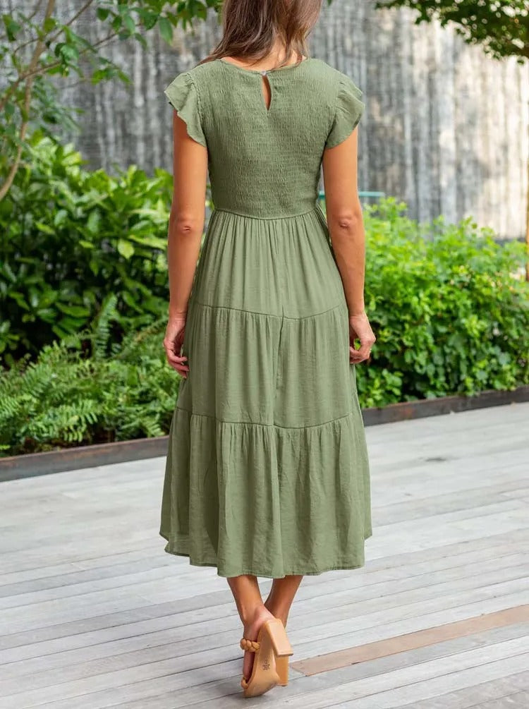 Olivia | Sophisticated Tummy Covering Dress