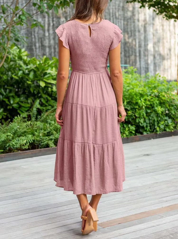 Olivia | Sophisticated Tummy Covering Dress