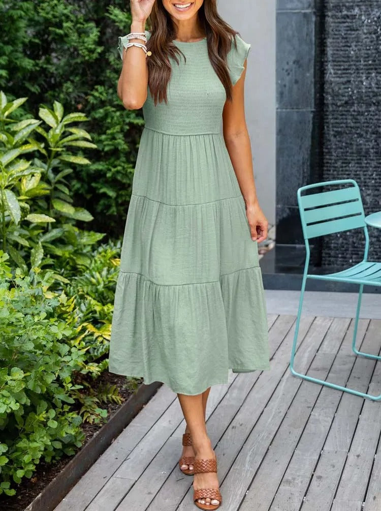 Olivia | Sophisticated Tummy Covering Dress