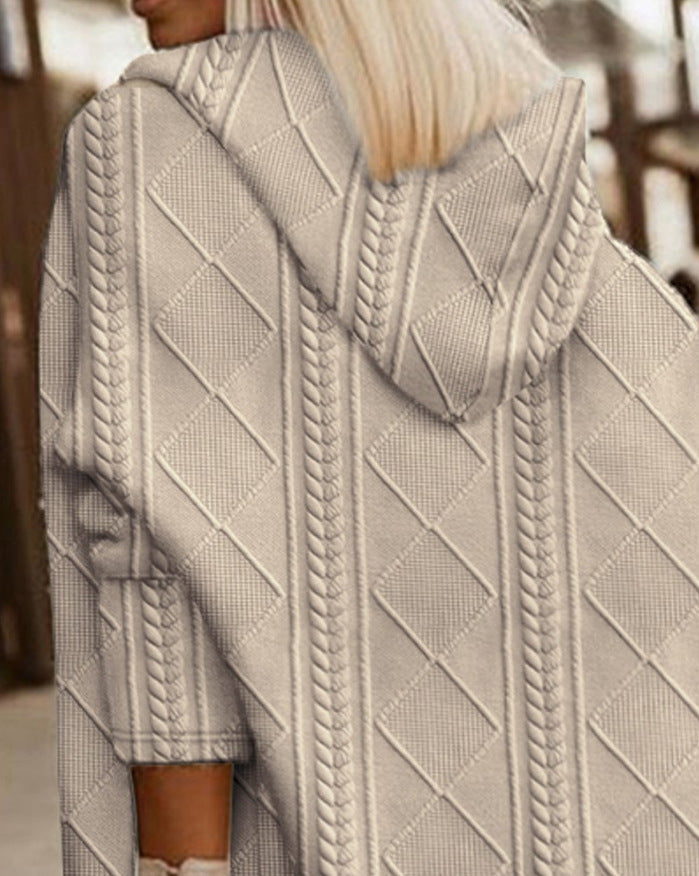 Rosie – Long Hooded Cardigan