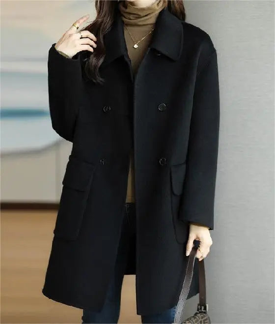 Marjolaine – Elegant Winter Wool Coat