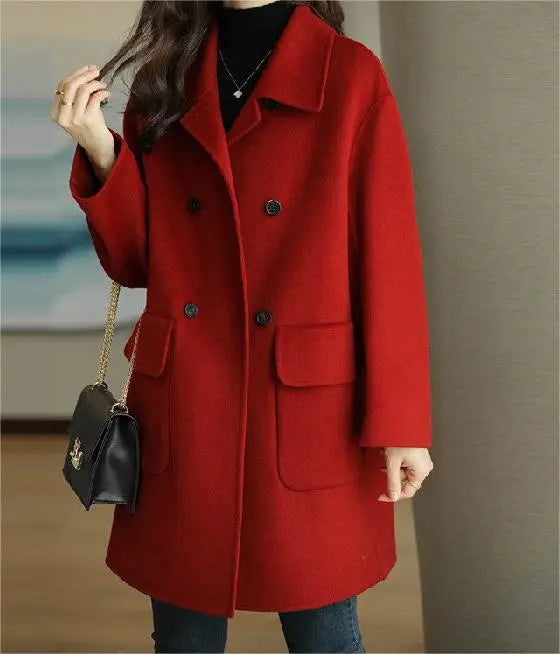Marjolaine – Elegant Winter Wool Coat