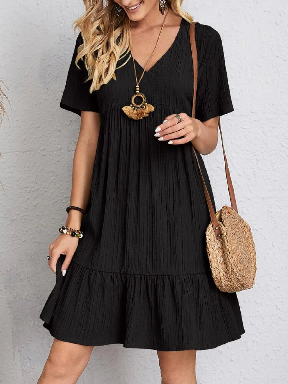 Emily | Elegant Dress With Belly Cover-up