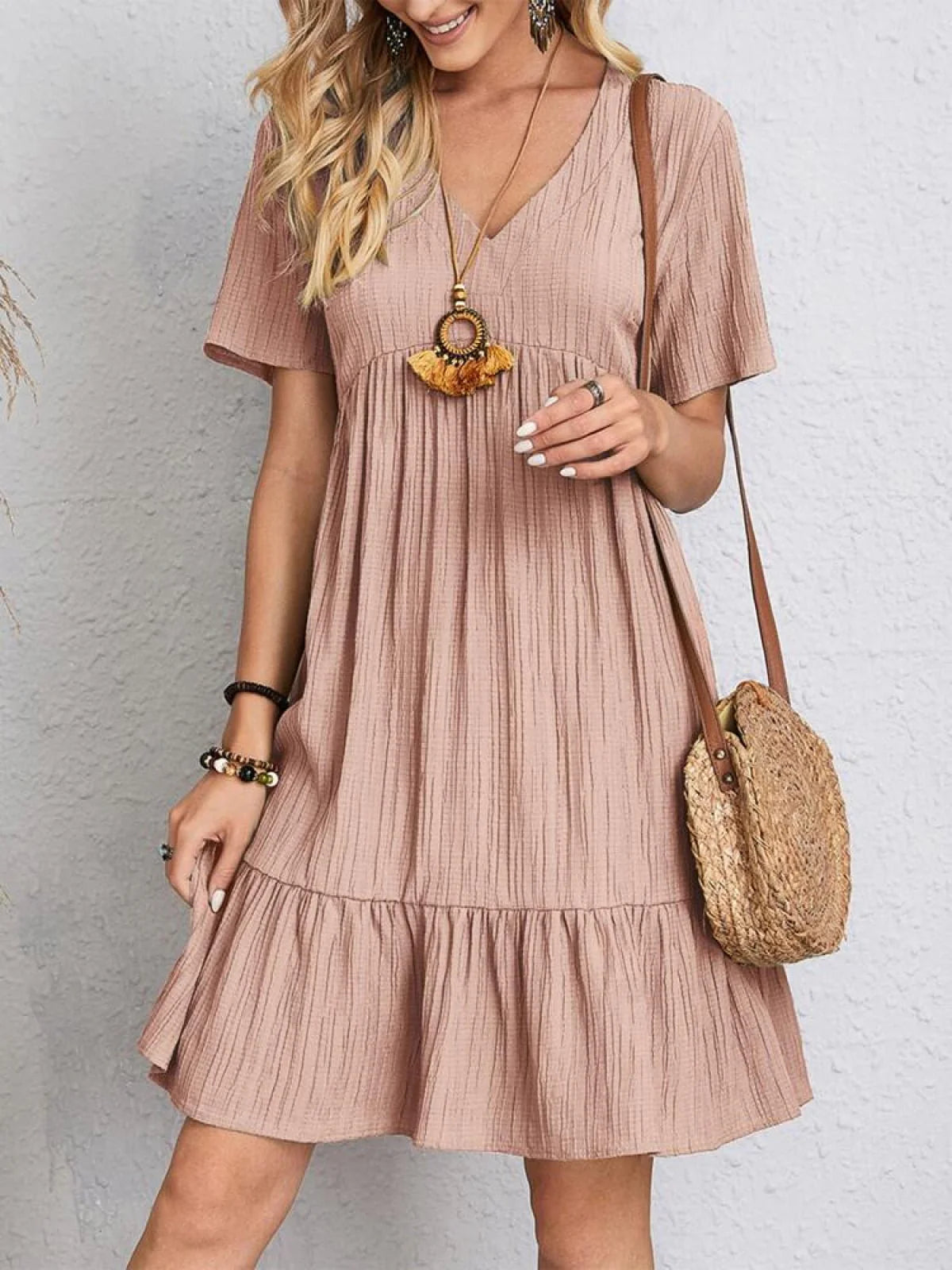 Emily | Elegant Dress With Belly Cover-up