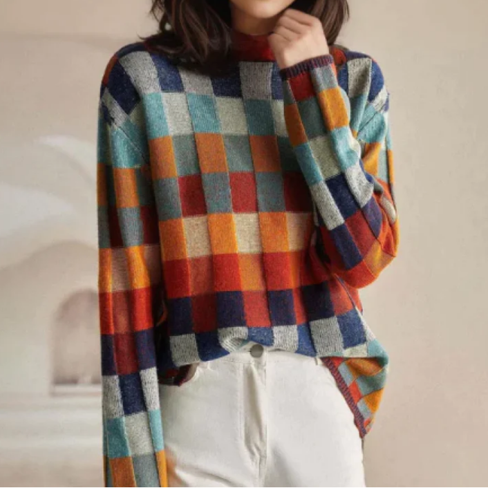 Elspeth – Retro Chic Comfort Jumper