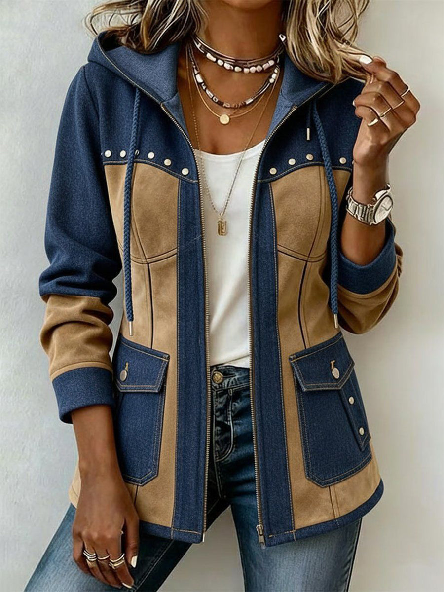 Adriana – Elegant Hooded Jacket