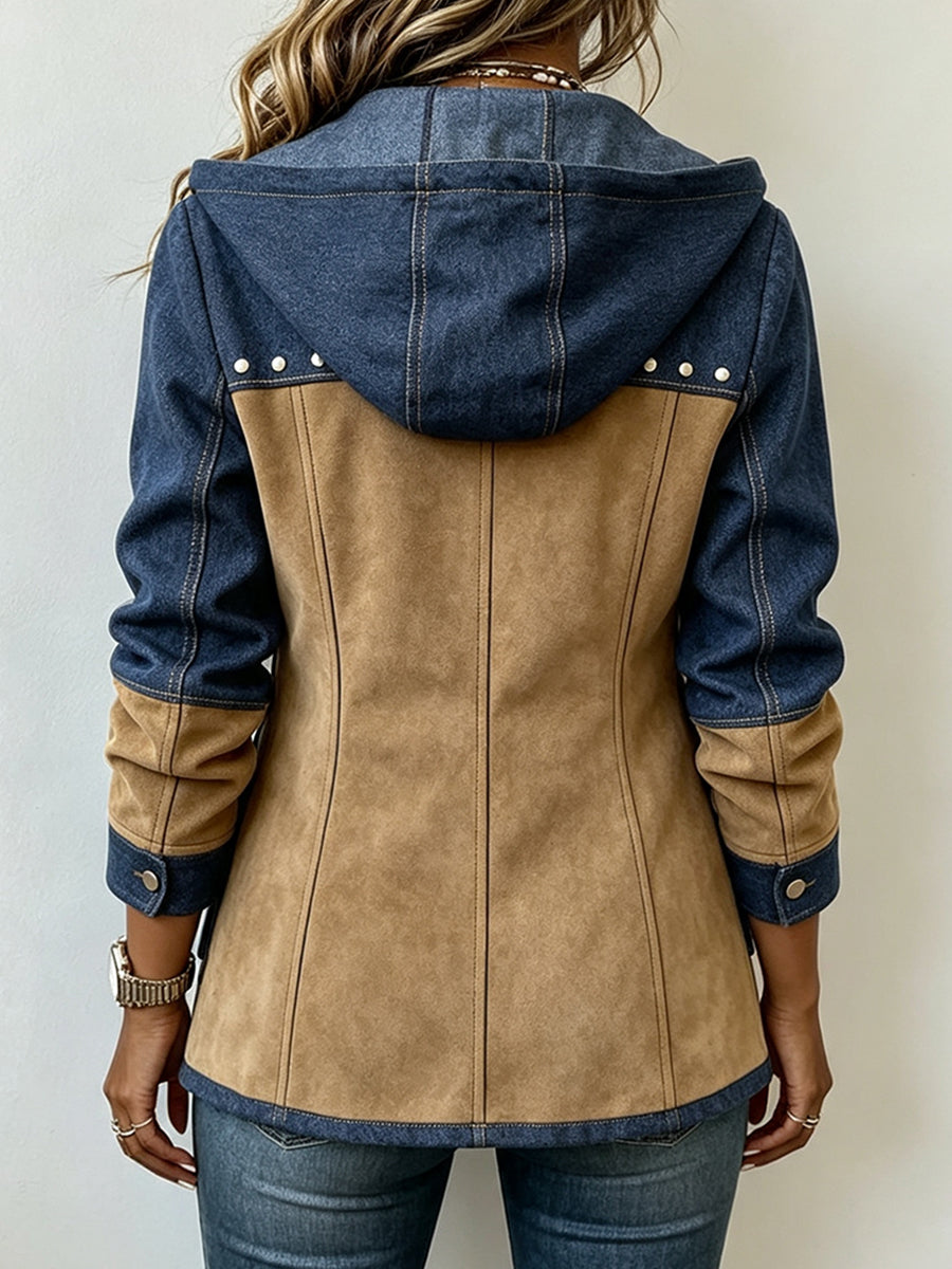 Adriana – Elegant Hooded Jacket
