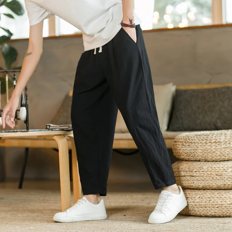 Oliver | Linen Summer Trousers