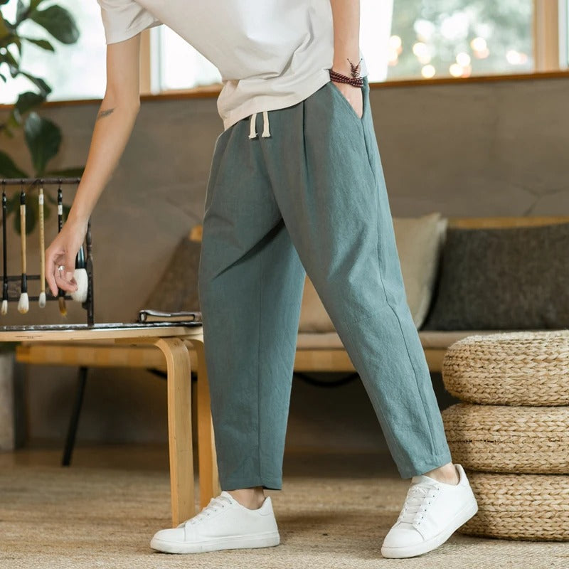 Oliver | Linen Summer Trousers