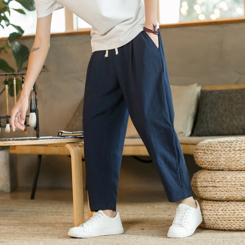 Oliver | Linen Summer Trousers
